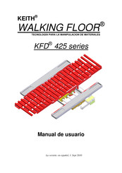 Keith WALKING FLOOR KFD 425 Serie Manual De Usuario