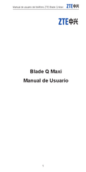 ZTE Blade Q Maxi Manual De Usuario