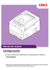 Oki C822dn Manual De Usuario