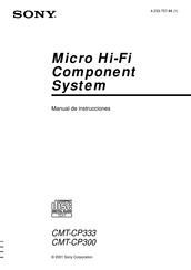 Sony CMT-CP300 Manual De Instrucciones