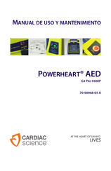 Cardiac Science POWERHEART AED G3 PRO 9300P Manual De Uso Y Mantenimiento