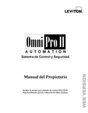 Leviton Omni Pro II Manual Del Propietário