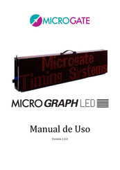 Microgate MICROGRAPH LED Manual De Uso