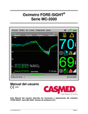 CASMED Fore-sight MC-2000 Manual Del Usuario