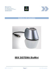 IBIX BioMini Manual De Usuario