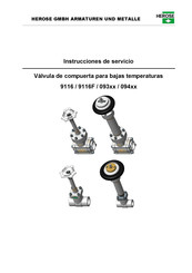 HEROSE 9116F Instrucciones De Servicio