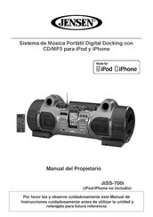 Jensen JiSS-700i Manual Del Propietário