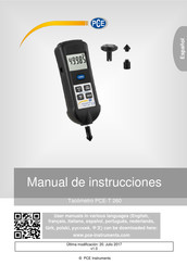 PCE PCE-T 260 Manual De Instrucciones