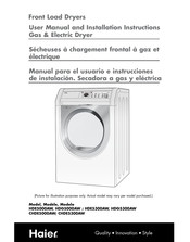 Haier HDG5000AW Manual Para El Usuario