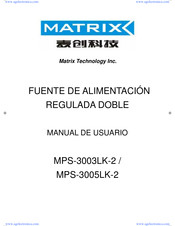 Matrix MPS-3003LK-2 Manual De Usuario