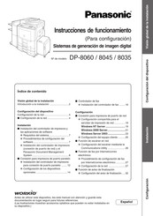 Panasonic DP-8060 Instrucciones De Funcionamiento