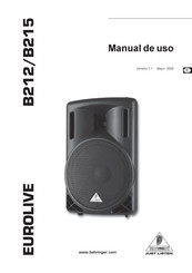 Behringer EUROLIVE B212 Manual De Uso