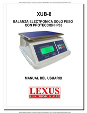 Lexus XUB-8 Manual Del Usuario