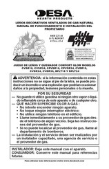 Desa Hearth Products CPVsr24 Manual De Funcionamiento