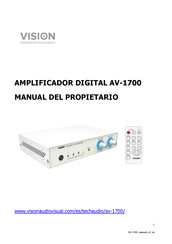 Vision AV-1700 Manual Del Propietário