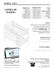 Dorel WM3921-13 Manual De Instrucciones