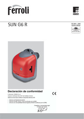 Ferroli SUN G6 R Instrucciones De Uso
