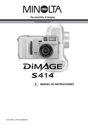 Minolta DIMAGE S414 Manual De Instrucciones