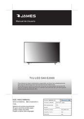 James TVJ LED S40 E2000 Manual De Usuario