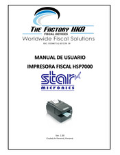 Star Micronics HSP7000 Manual De Usuario