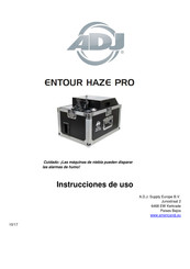 ADJ ENTOUR HAZE PRO Instrucciones De Uso