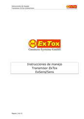 ExTox ExSens Instrucciones De Manejo