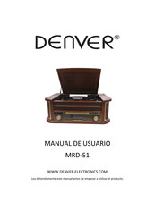 Denver MRD-51 Manual De Usuario