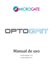 Microgate Optogait Manual De Uso