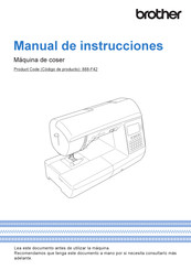 Brother 888-F42 Manual De Instrucciones