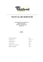 Whirlpool AWG 110 Manual De Servicio