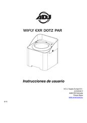 ADJ wifly exr dotz par Instrucciones De Usuario