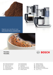 Bosch TKA 865 Serie Instrucciones De Uso