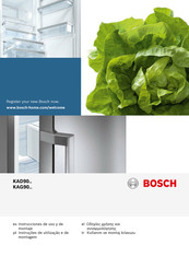 Bosch KAD90 Serie Instrucciones De Uso