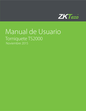 ZKTeco TS2000 Manual De Usuario