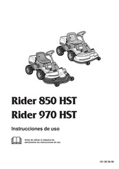 Husqvarna Rider 970 HST Instrucciones De Uso