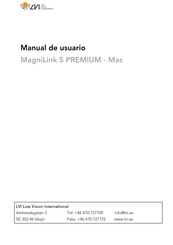 LVI MagniLink S PREMIUM-MAC Manual De Usuario