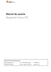 LVI MagniLink Vision TTS Manual De Usuario