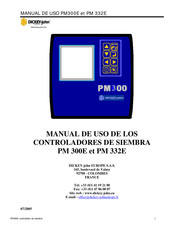 Dickey-John PM300E Manual De Uso