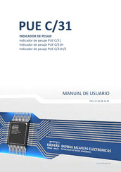 RADWAG PUE C/31 Manual De Usuario