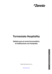 Zennio Hospitality Manual De Usuario