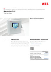 ABB Navigator 540 Instrucciones De Funcionamiento