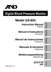 AND UA-854 Manual De Instrucciones