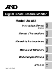 AND UA-855 Manual De Instrucciones