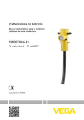 Vega FIBERTRAC 31 Instrucciones De Servicio