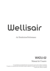 WELLISAIR WADU-02 Manual De Usuario