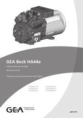 GEA Bock HAX44e/475-4 Instrucciones De Montaje