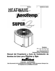 Aquacal 135 Manual Del Propietario Y Guía De Instalación