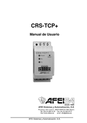 Afeisa CRS-TCP+ Manual De Usuario