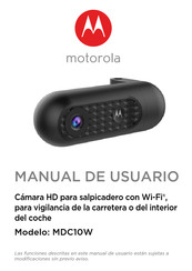 Motorola MDC10W Manual De Usuario