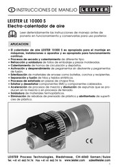 Leister LE 10000 S Instrucciones De Manejo